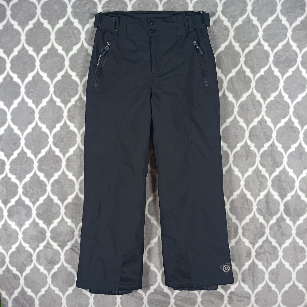Killtec Ski Snow Pants Youth Size 12 Black Insulated Tech Series Trousers